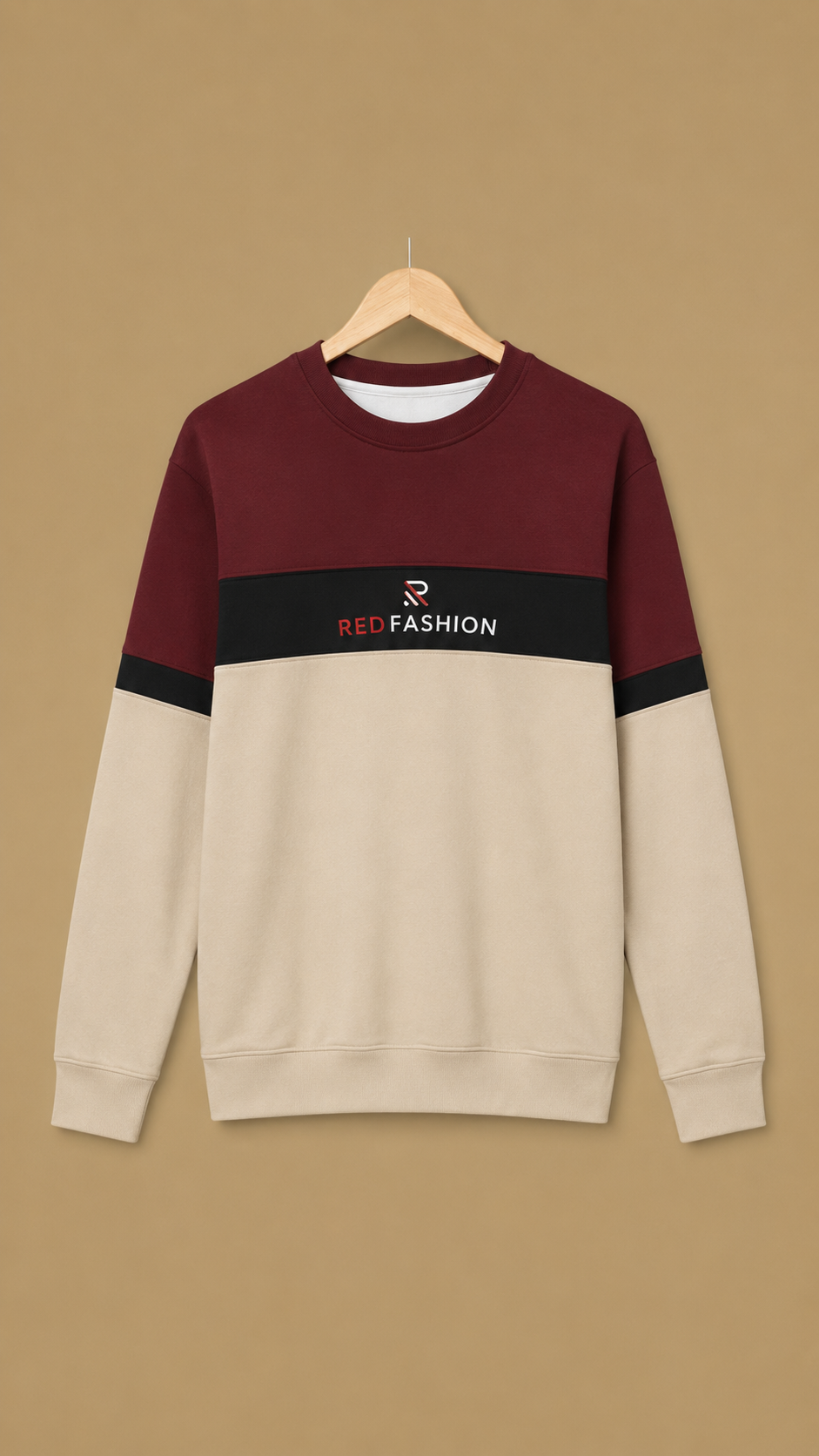 Red Fashion fresh native men outfit